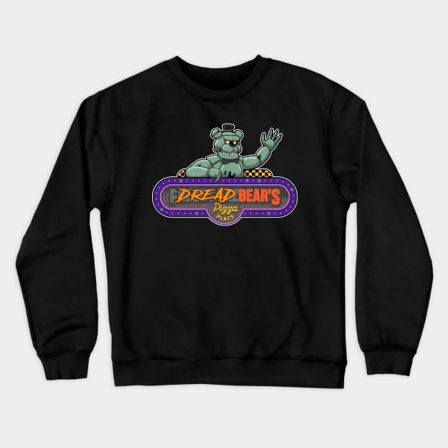 FNAF Dreadbear movie sign Crewneck Sweatshirt by halegrafx